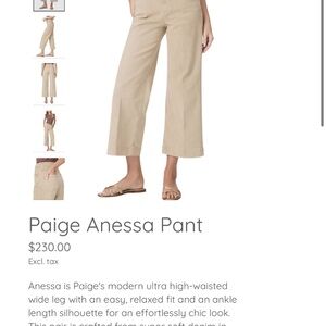 PAIGE Anessa Pant (EUC) size 28